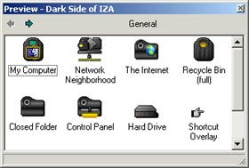 Dark Side of IZA