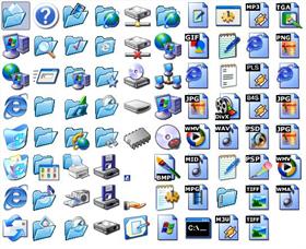 SkyBlue XP Folders