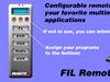 FIL Remote for TV / DVD / VCR / RADIO / AUX