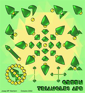 Triangles APB Green