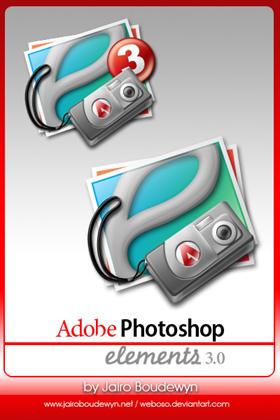 Adobe Photoshop Elements 3.0 Icons
