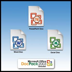 MS Office DocPack 2003 Unicolor