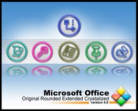 MS Office Rounded Extended Crystalized 4.0