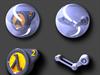 Steam and Half-Life 2 icons