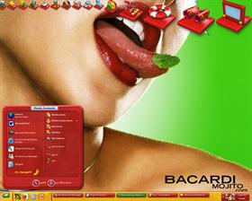 Bacardi Red Plastic