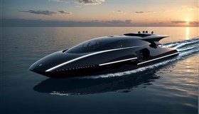 8k luxurious aquatic vehicle