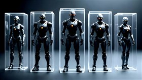 Action Figure Boxes robotic characters
