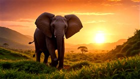 An elephant