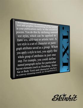 my black text file