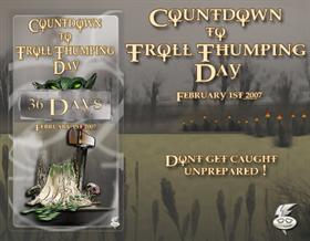 Troll Thumping Day Countdown