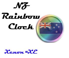 New Zealand Rainbow Clock