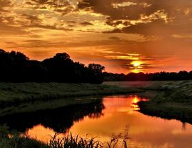 Trinity River Sunset