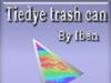 Tiedye trash can by: Iben
