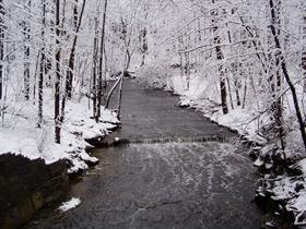 Buttermilk falls near Squires Castle 