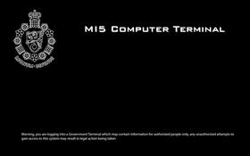 MI5 Logon Widescreen