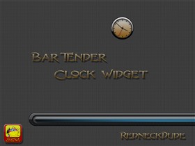 Bar Tender Clock Widget