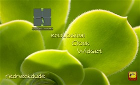 ecoLogical Clock Widget