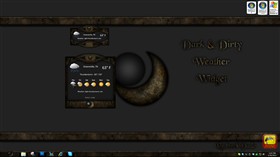 Dark and Dirty Weather Widget