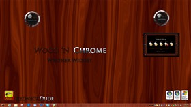 Wood 'N Chrome Weather Widget