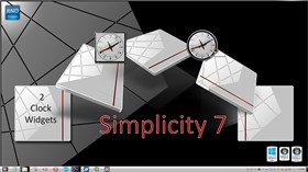 Simplicity Clock Widget