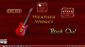 FMT Red Weather Widget