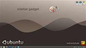 ubuntu 11 clock sidebar gadget