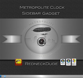 Metropolite Clock Sidebar Gadget