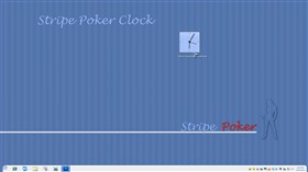 Stripe Poker Clock Gadget