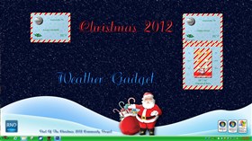 Christmas 2012 Weather Gadget