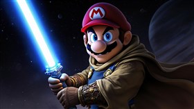 4K Mario Jedi