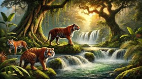 4K Tiger Crossing