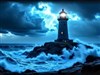 4K Lighthouse Storm by: AzDude