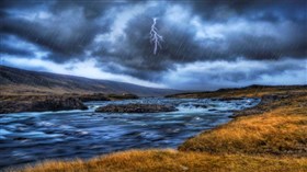 Stormy River HDR