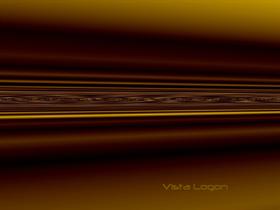 Gold Blur  Vista Logon
