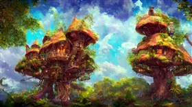 4K Fancy Treehouse