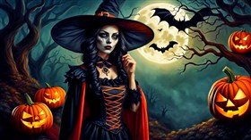 4K Halloween Witch