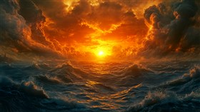 4K Sea Sunrise