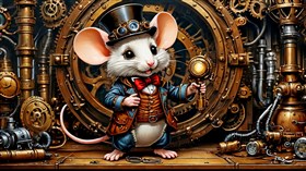 4K Steampunk Mouse3