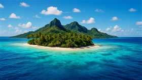 4K Tropical Island