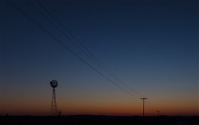 Windmill Sunset