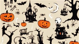 Tim Burton style Halloween