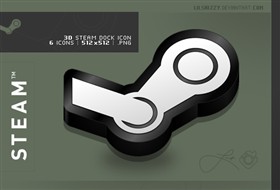 Steam Icon Dock 3D