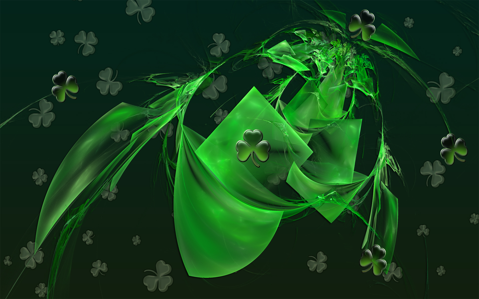 Saint Patricks Abstract