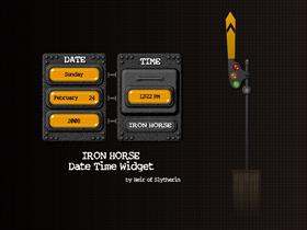 Iron Horse Date Time Widget