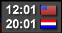 US/NL Clock