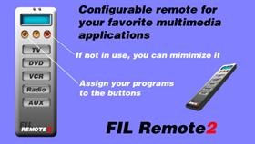 FIL Remote for TV / DVD / VCR / RADIO / AUX