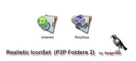 Realistic IconSet (P2P Folders2)