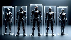 Action Figure Boxes robotic characters