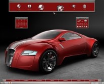 Audi Concept in Red