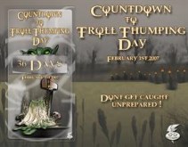 Troll Thumping Day Countdown